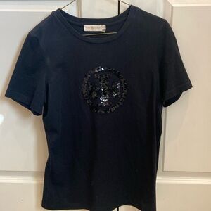 Tory Burch black short sleeve Medium